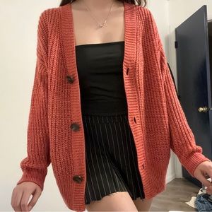 WildFable Pink Knitted Cardigan